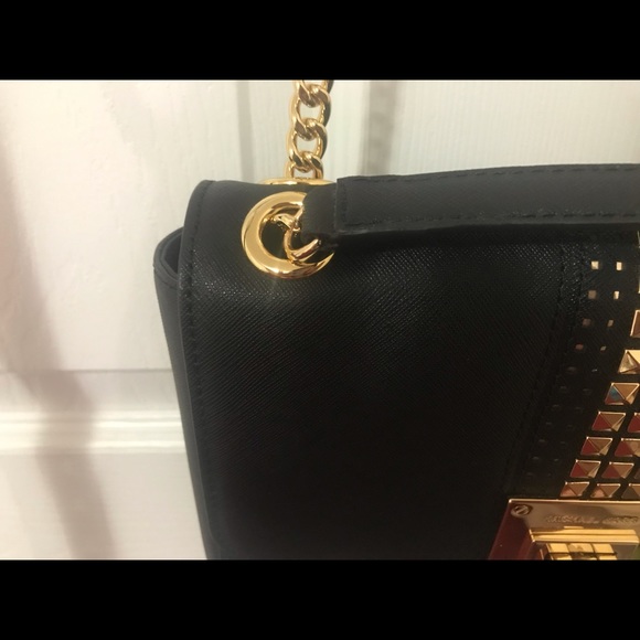 Michael Kors Studded Handbag - Picture 4 of 6